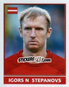 Sticker Igors Stepanovs - England 2004 - Merlin