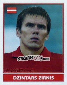 Sticker Dzintars Zirnis - England 2004 - Merlin