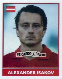 Sticker Aleksandrs Isakovs - England 2004 - Merlin