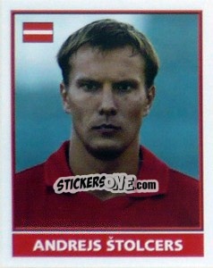 Sticker Andrejs Stolcers - England 2004 - Merlin