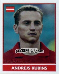 Sticker Andrejs Rubins - England 2004 - Merlin