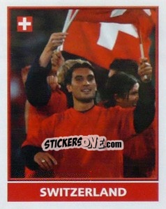 Sticker Switzerland - England 2004 - Merlin