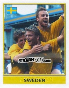 Sticker Sweden - England 2004 - Merlin