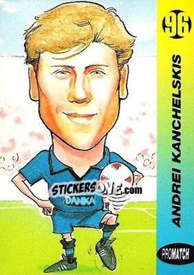 Sticker Andrei Kanchelskis - 1996 Series 1 n. 3 - Promatch