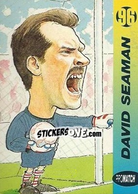 Sticker David Seaman - 1996 Series 1 n. 6 - Promatch