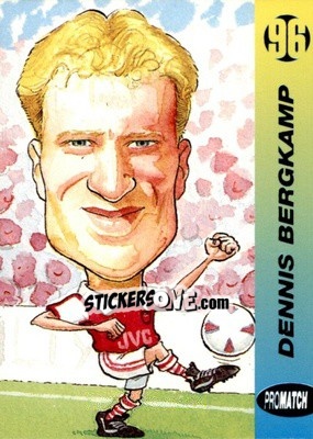 Sticker Dennis Bergkamp - 1996 Series 1 n. 7 - Promatch