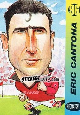 Sticker Eric Cantona - 1996 Series 1 - Promatch