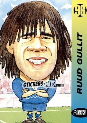 Sticker Ruud Gullit - 1996 Series 1 n. 11 - Promatch