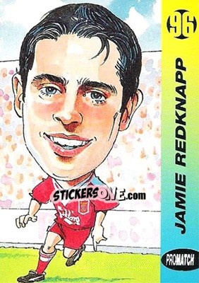 Sticker Jamie Redknapp - 1996 Series 1 n. 14 - Promatch