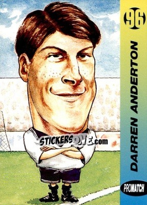 Sticker Darren Anderton - 1996 Series 1 n. 18 - Promatch