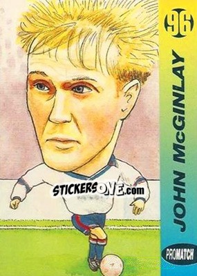 Sticker John McGinlay - 1996 Series 1 - Promatch