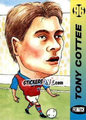 Sticker Tony Cottee - 1996 Series 1 n. 21 - Promatch