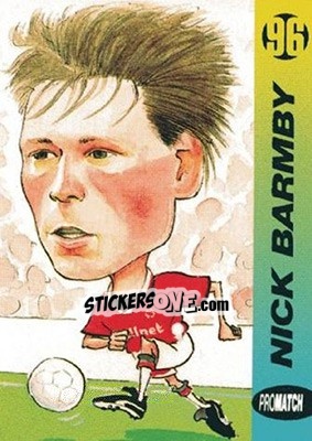 Sticker Nick Barmby - 1996 Series 1 n. 30 - Promatch