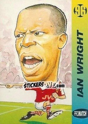 Sticker Ian Wright - 1996 Series 1 n. 34 - Promatch