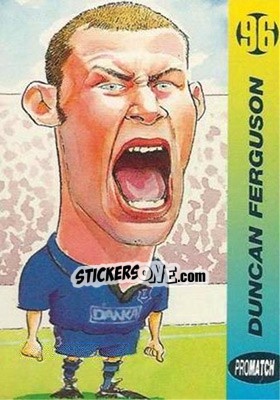 Sticker Duncan Ferguson - 1996 Series 1 n. 35 - Promatch