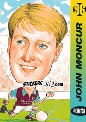 Sticker John Moncur - 1996 Series 1 n. 38 - Promatch