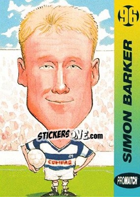 Sticker Simon Barker - 1996 Series 1 - Promatch