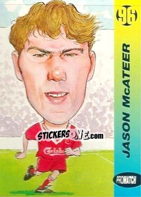 Sticker Jason McAteer - 1996 Series 1 n. 40 - Promatch