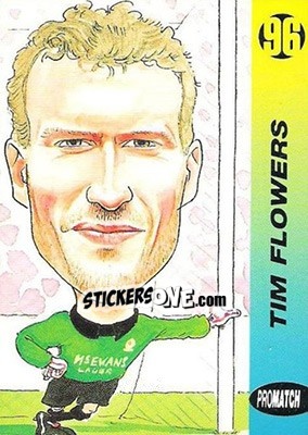 Sticker Tim Flowers - 1996 Series 1 n. 42 - Promatch