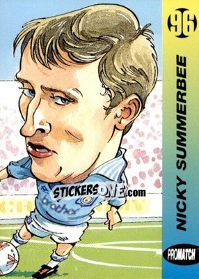 Figurina Nicky Summerbee - 1996 Series 1 n. 43 - Promatch