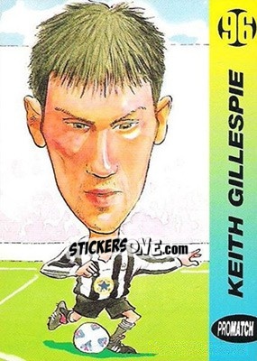 Sticker Keith Gillespie - 1996 Series 1 n. 45 - Promatch