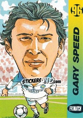 Sticker Gary Speed - 1996 Series 1 - Promatch