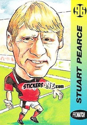 Sticker Stuart Pearce - 1996 Series 1 - Promatch