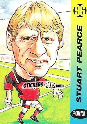 Sticker Stuart Pearce - 1996 Series 1 n. 50 - Promatch