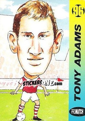 Sticker Tony Adams - 1996 Series 1 n. 55 - Promatch