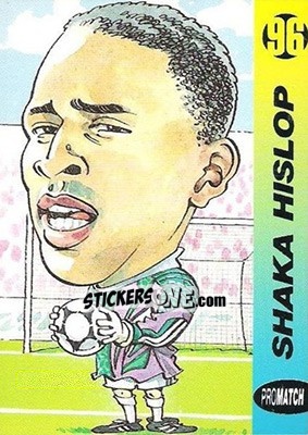 Sticker Shaka Hislop - 1996 Series 1 - Promatch
