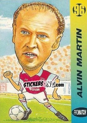 Sticker Alvin Martin - 1996 Series 1 n. 57 - Promatch
