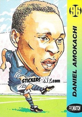 Sticker Daniel Amokachi - 1996 Series 1 n. 58 - Promatch