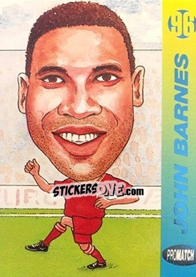 Sticker John Barnes - 1996 Series 1 n. 64 - Promatch