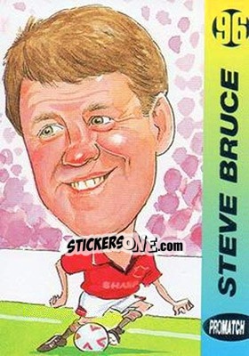 Sticker Steve Bruce - 1996 Series 1 - Promatch