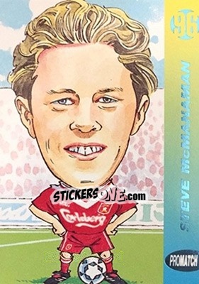 Sticker Steve McManaman - 1996 Series 1 n. 66 - Promatch