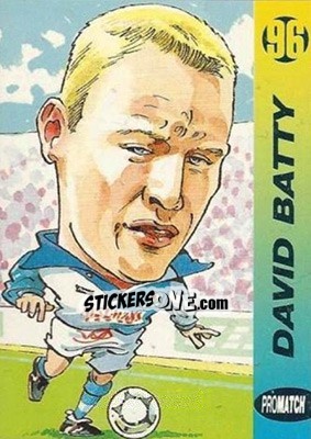 Sticker David Batty - 1996 Series 1 n. 67 - Promatch