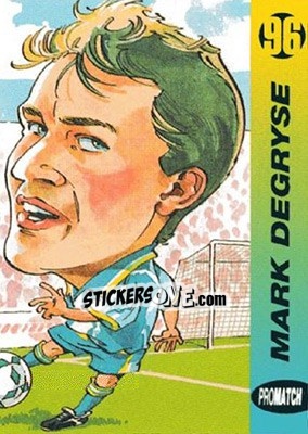 Sticker Marc Degryse - 1996 Series 1 - Promatch
