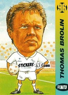 Sticker Tomas Brolin - 1996 Series 1 n. 70 - Promatch