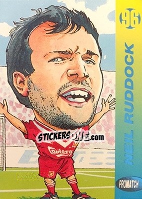 Sticker Neil Ruddock - 1996 Series 1 - Promatch