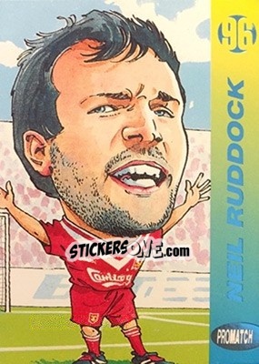 Sticker Neil Ruddock - 1996 Series 1 n. 74 - Promatch