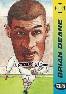 Sticker Brian Deane - 1996 Series 1 n. 77 - Promatch
