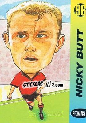 Sticker Nicky Butt - 1996 Series 1 - Promatch