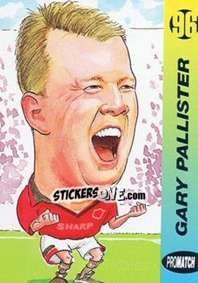 Sticker Gary Pallister - 1996 Series 1 - Promatch