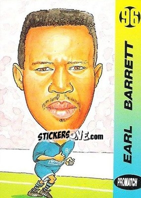 Sticker Earl Barrett - 1996 Series 1 n. 91 - Promatch