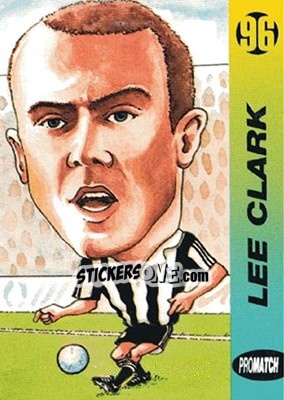 Sticker Lee Clark - 1996 Series 1 - Promatch