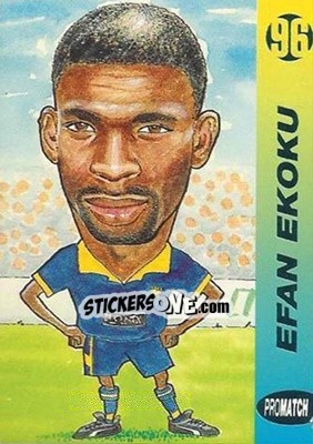 Sticker Efan Ekoku - 1996 Series 1 - Promatch