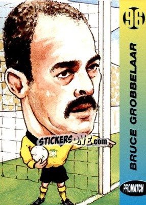 Sticker Bruce Grobbelaar - 1996 Series 1 - Promatch
