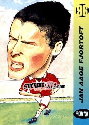 Sticker Jan Age Fjortoft - 1996 Series 1 n. 104 - Promatch