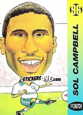 Sticker Sol Campbell - 1996 Series 1 - Promatch