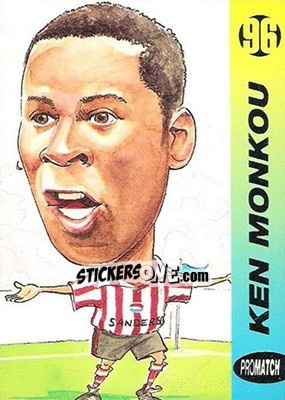 Sticker Ken Monkou - 1996 Series 1 n. 107 - Promatch